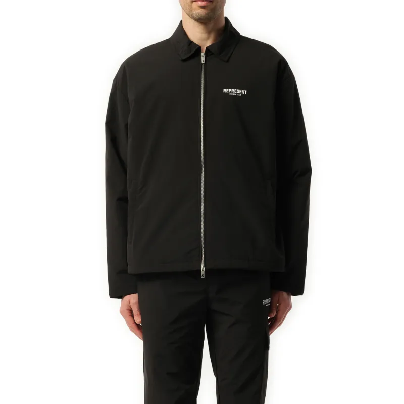 Represent Owners Club Coach Jacket in Black made by Represent