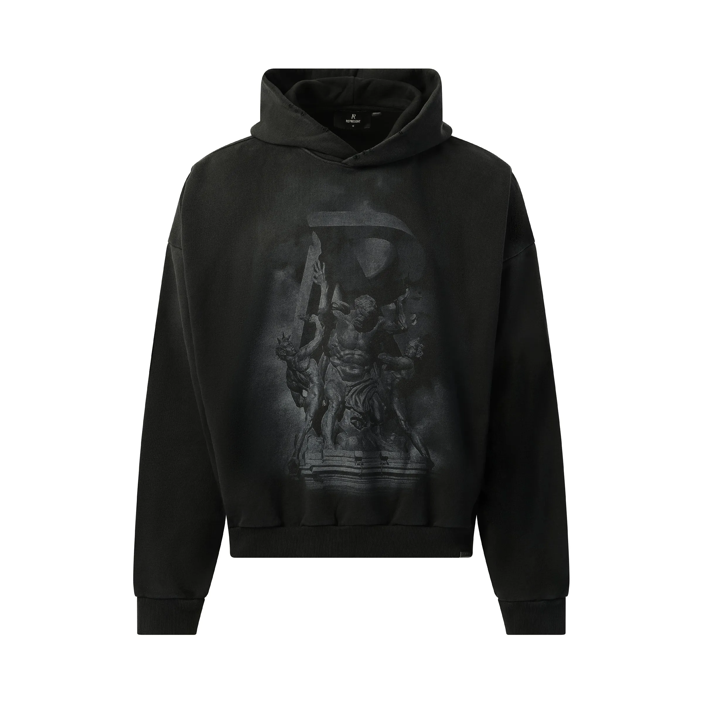 Atlas Hoodie in Stained Black sold by MARAIS product image thumbnail 2