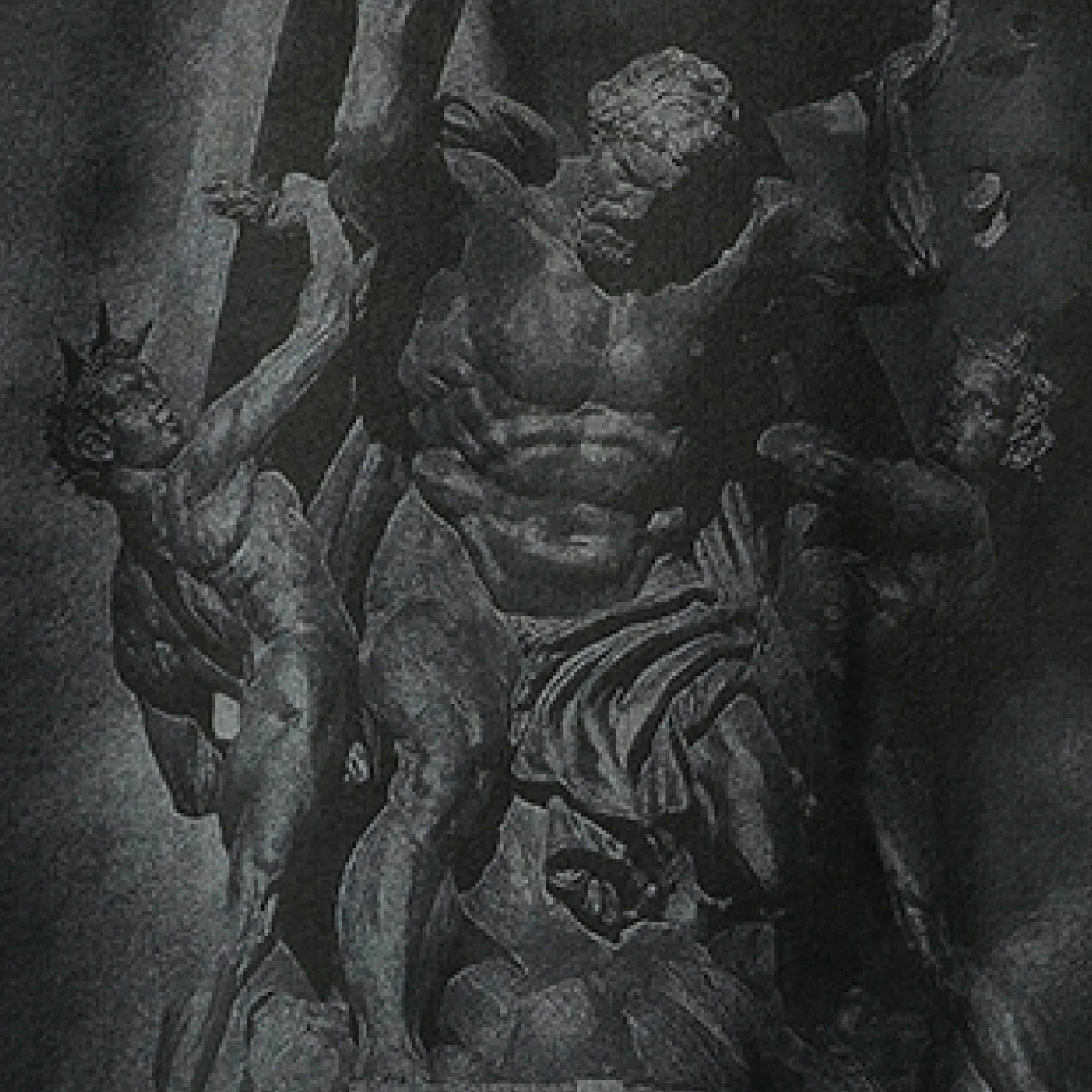 Atlas Hoodie in Stained Black sold by MARAIS product image thumbnail 3