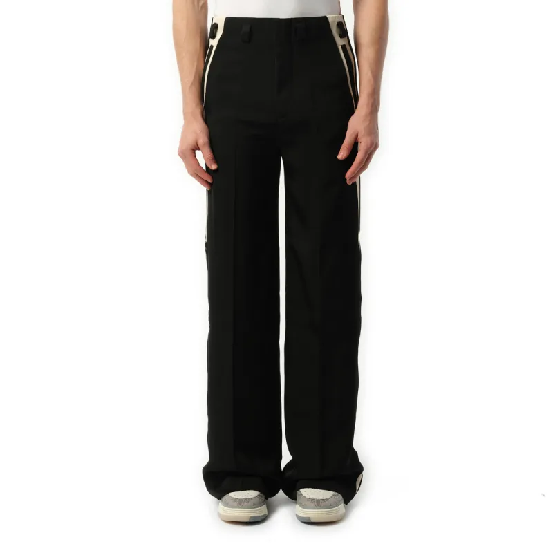 Twill Hollywood Trousers in Black sold by MARAIS