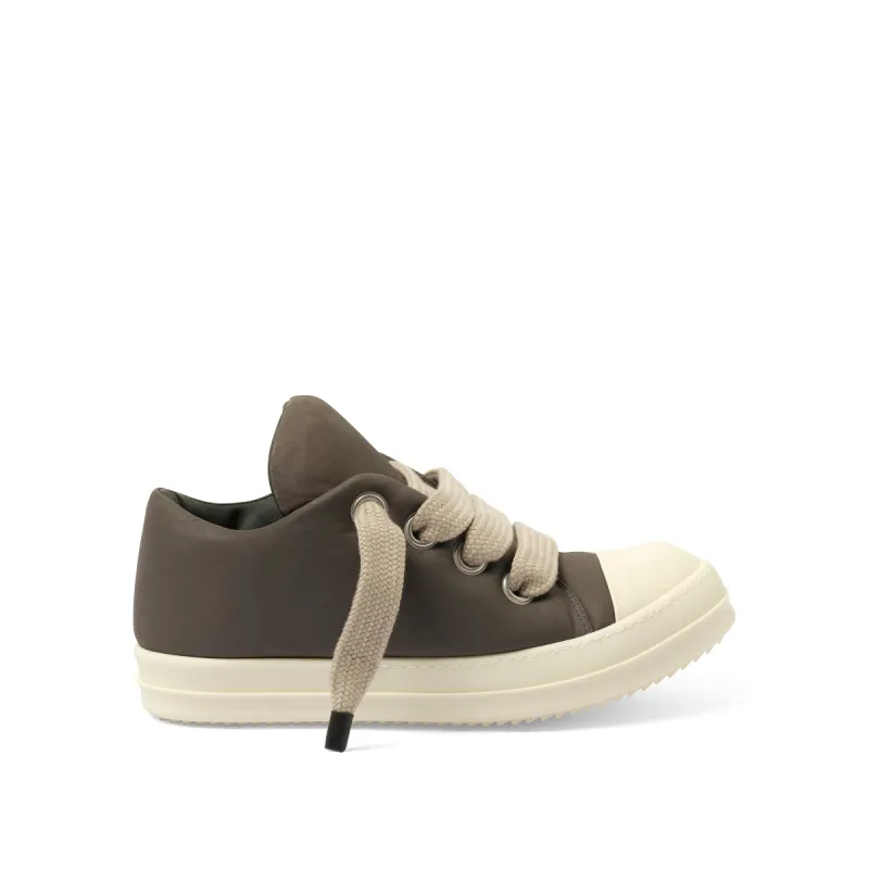 Jumbo Laced Padded Low Sneaks in Dark Dust/Milk sold by MARAIS