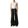 Wide Bela Pants in Black/Brown sold by MARAIS