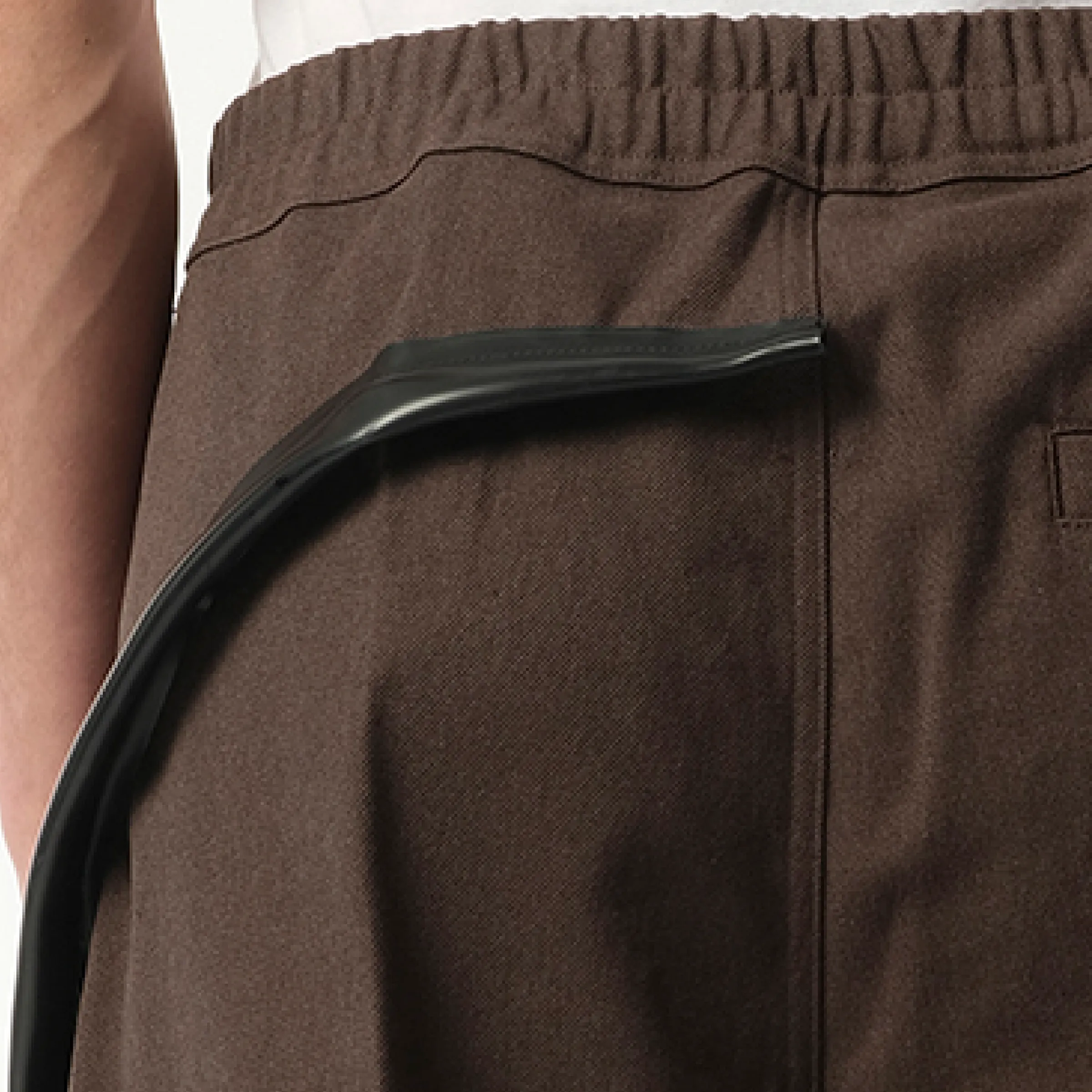 Wide Bela Pants in Ash/Brown/Black sold by MARAIS product image thumbnail 3