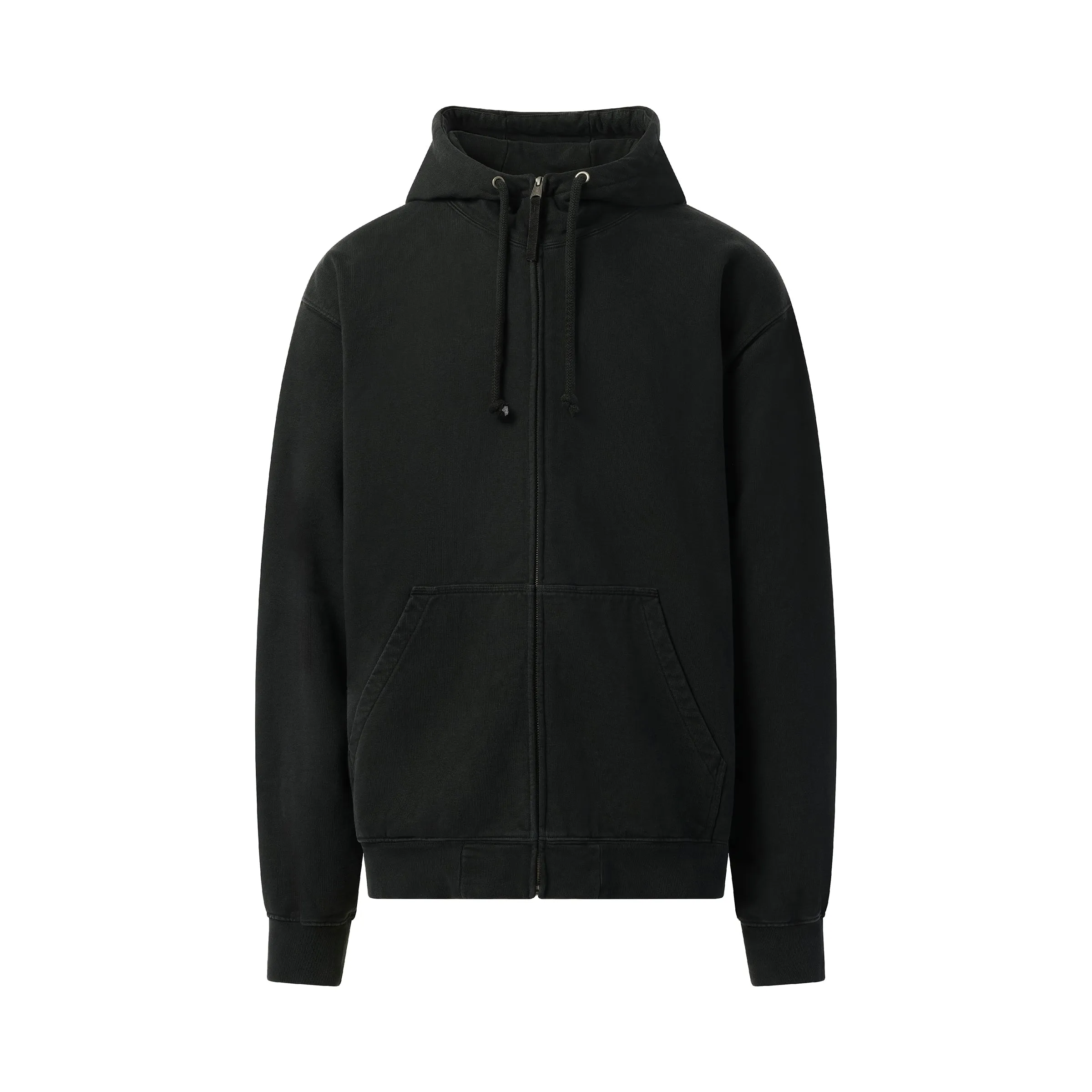 Memory of Logo Zip Up Hoodie in Washed Black sold by MARAIS product image thumbnail 2