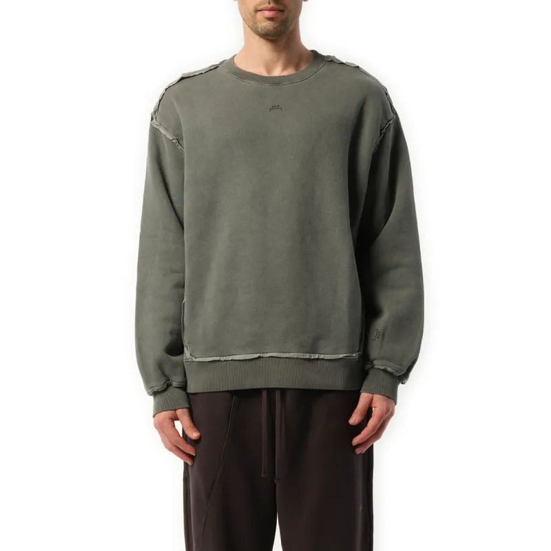 Facade Crewneck Sweater in Black sold by MARAIS