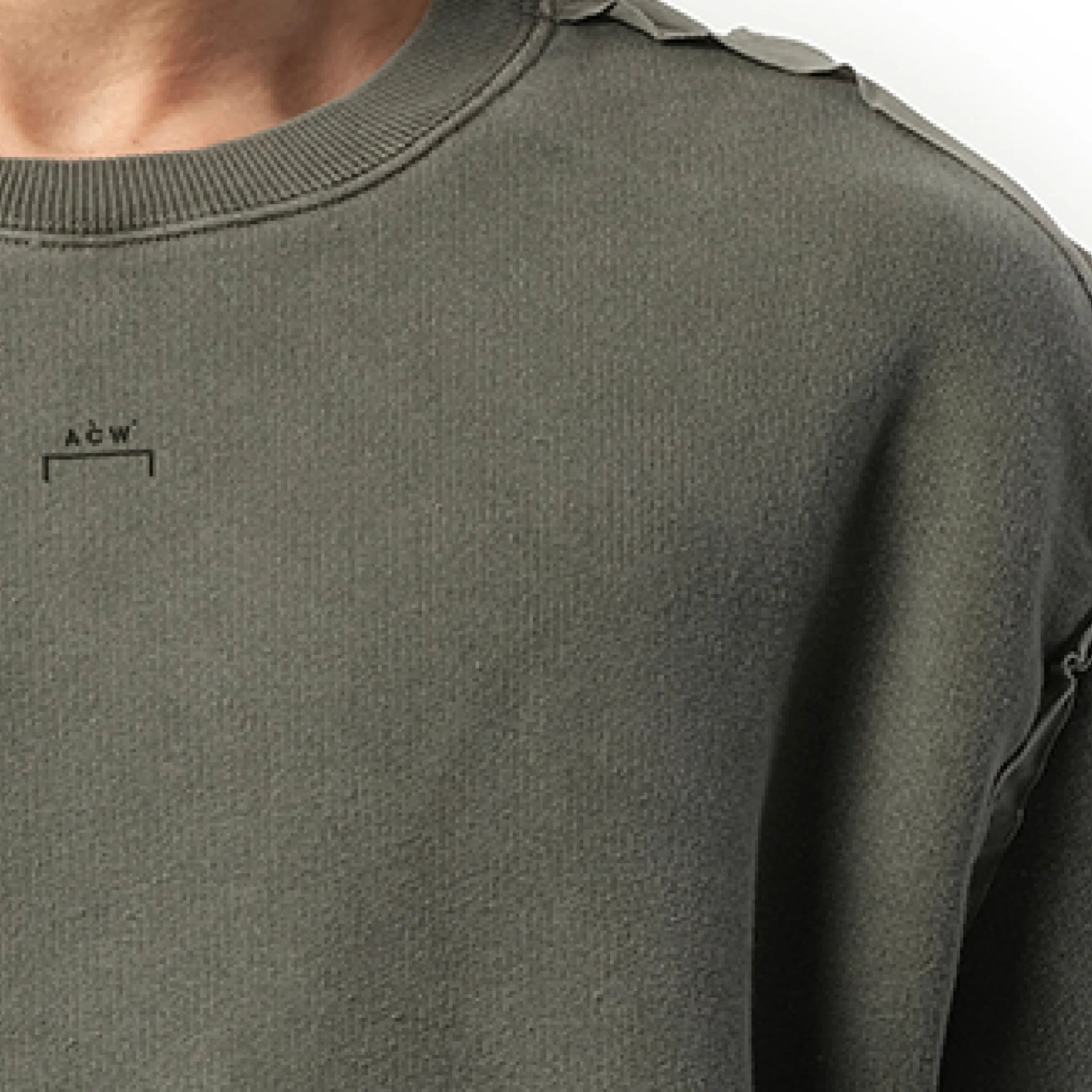 Facade Crewneck Sweater in Black sold by MARAIS product image thumbnail 3