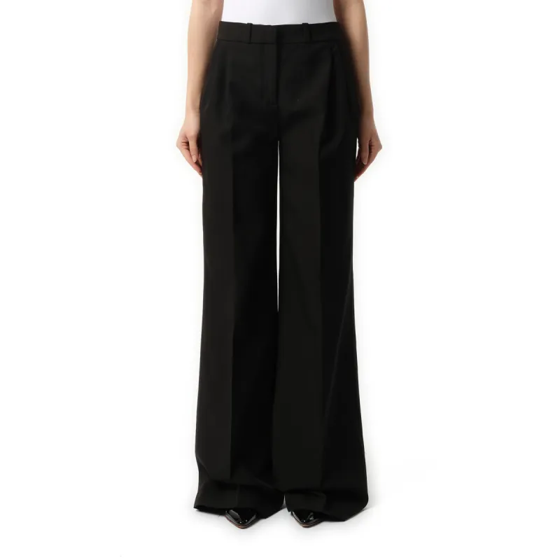 Wide Leg Tailored Trouser in Black sold by MARAIS