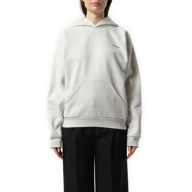 Horn Hoodie in Grey Melange sold by MARAIS