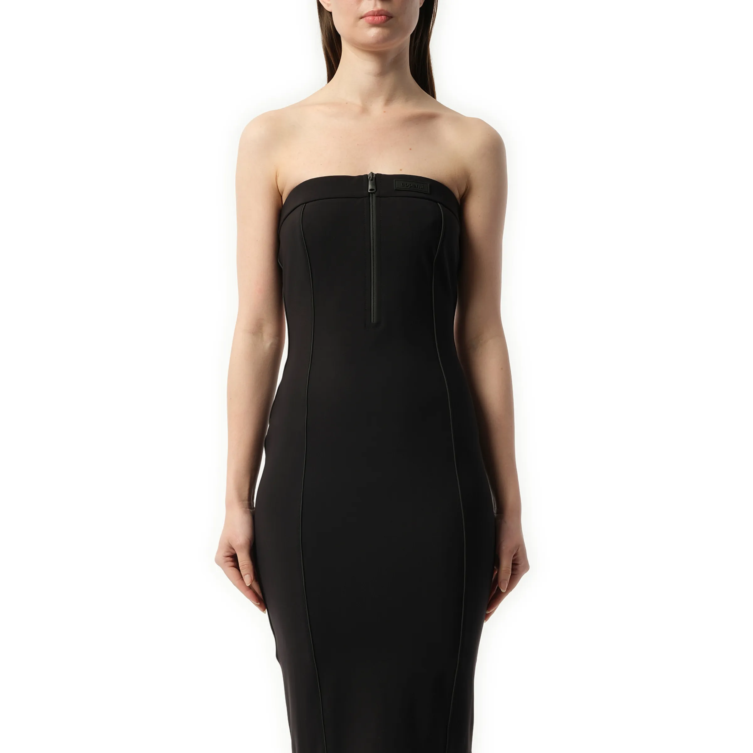 Bustier Openback Dress in Black sold by MARAIS