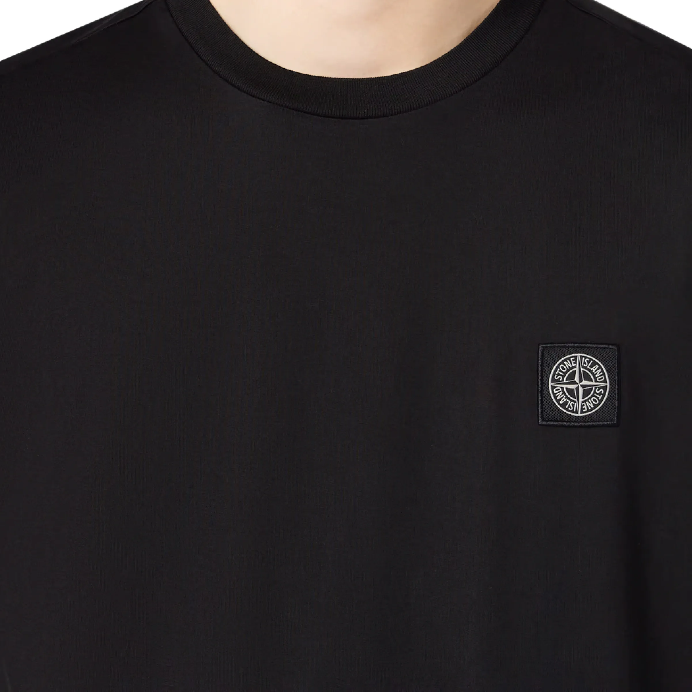 Stone Island Logo Patch T-Shirt in Black sold by MARAIS product image thumbnail 3