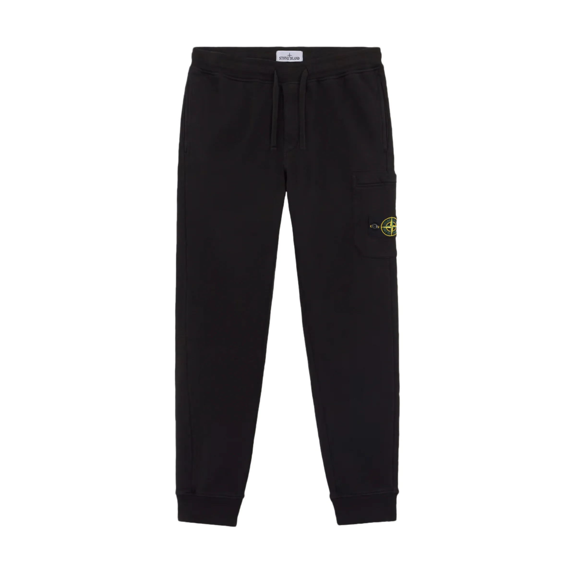 Cotton Fleece Patch Track Pants in Black sold by MARAIS product image thumbnail 2