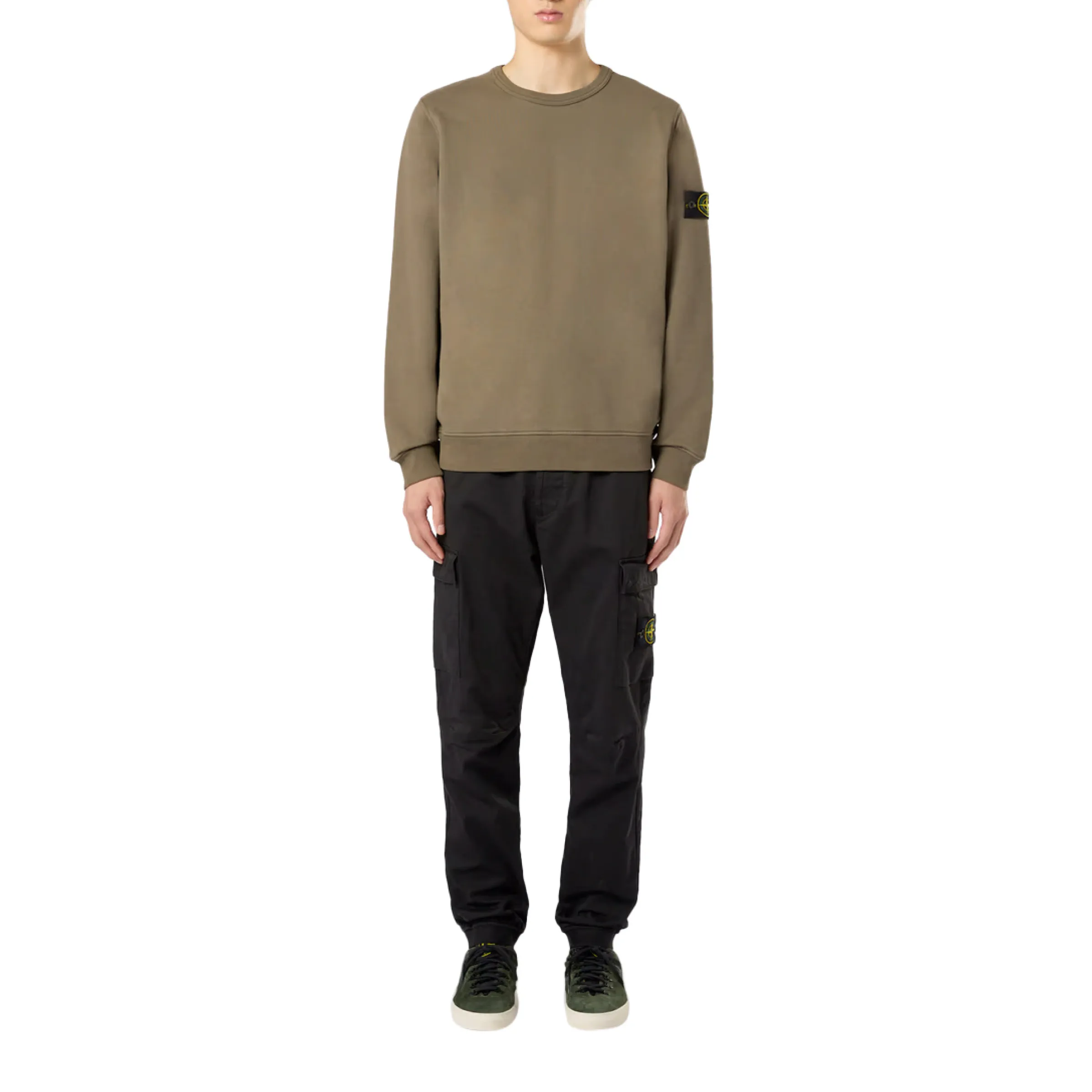 Stone Island Compass Cargo Pants in Black sold by MARAIS product image thumbnail 4