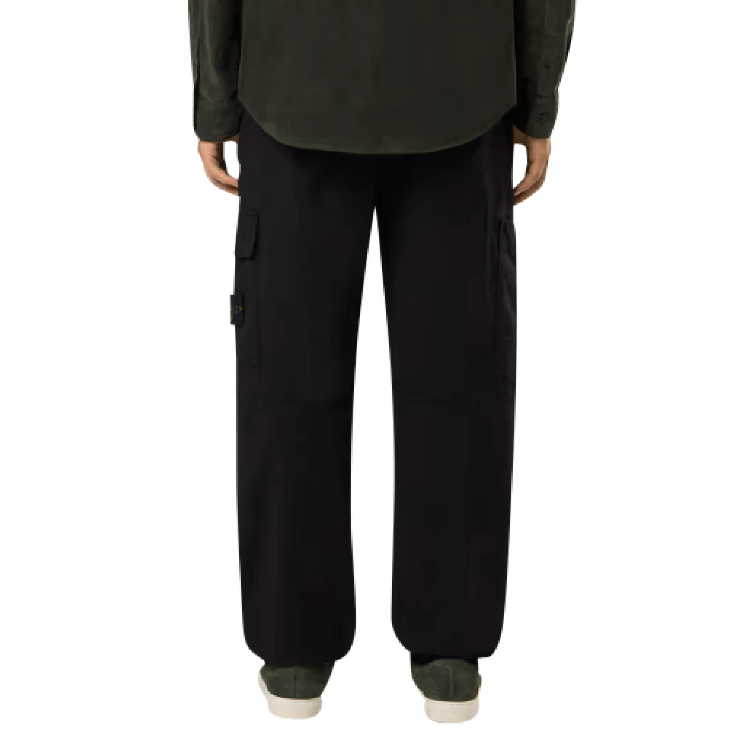 Compass Badge Cotton Pants in Black sold by MARAIS product image thumbnail 5