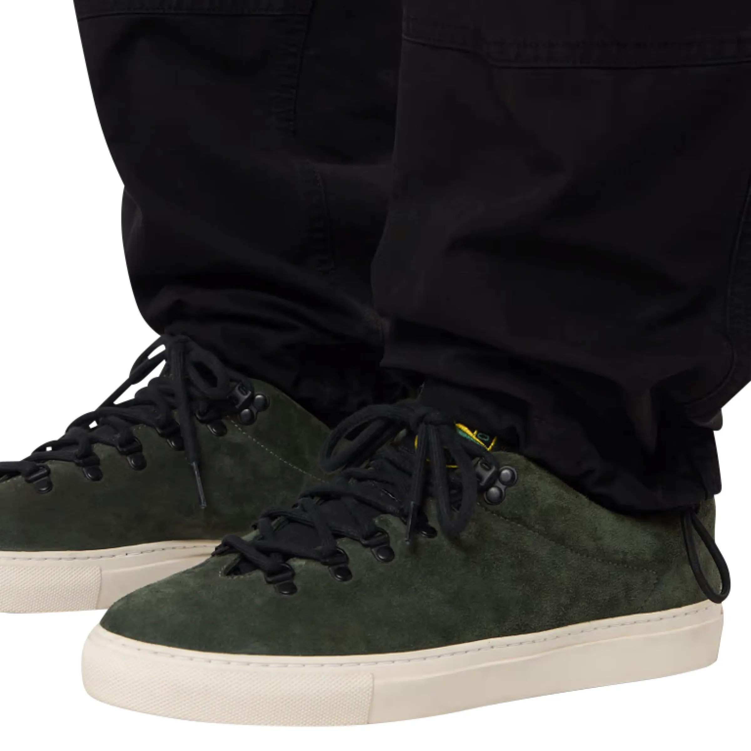 Compass Badge Cotton Pants in Black sold by MARAIS product image thumbnail 3