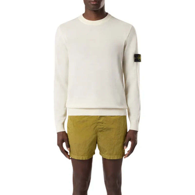 Light Wool Knit Sweater in Natural sold by MARAIS