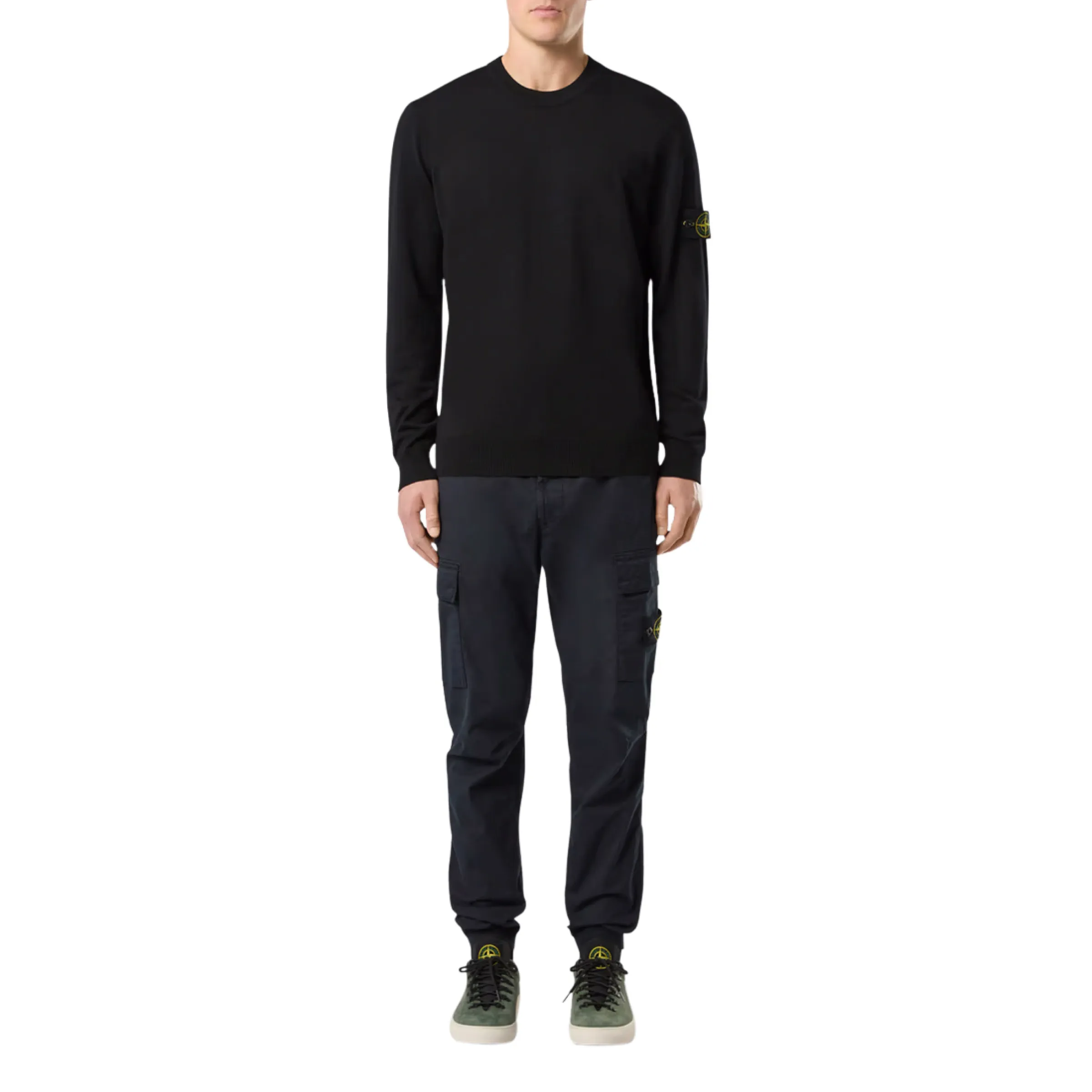 Light Wool Knit Sweater in Black sold by MARAIS product image thumbnail 4