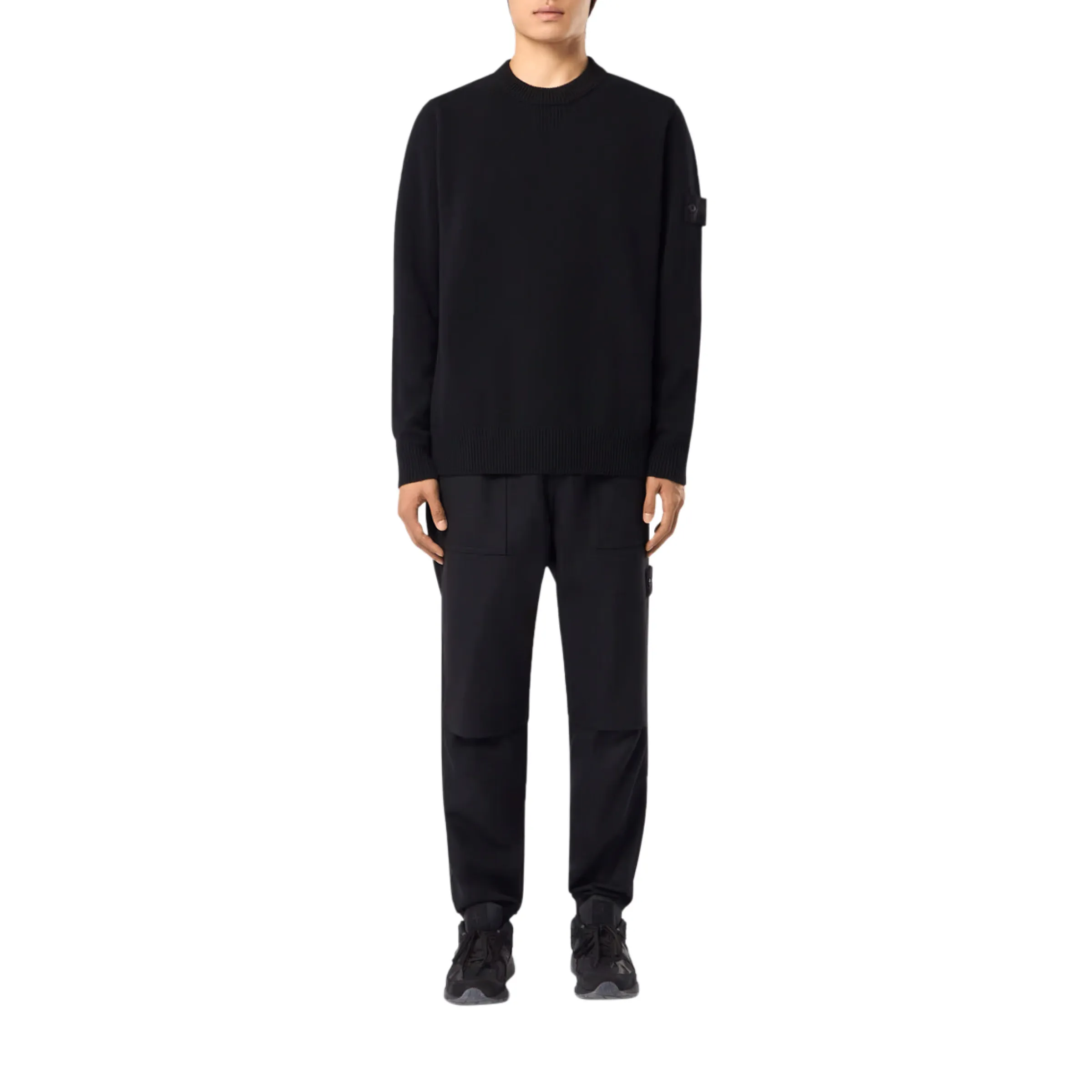 Ghost Wool Knit Sweater in Black sold by MARAIS product image thumbnail 4