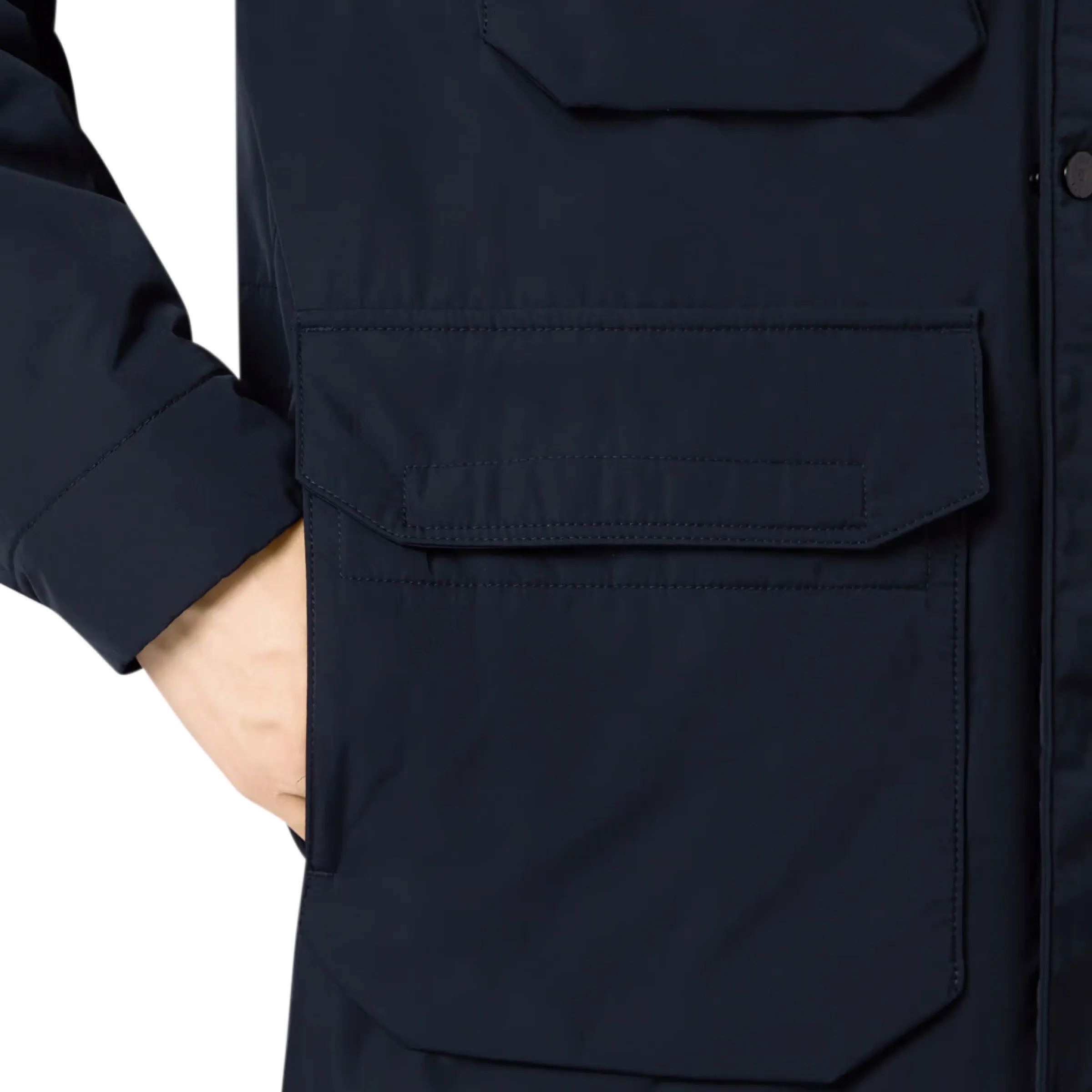Micro Twill Multi Pocket Jacket in Black sold by MARAIS product image thumbnail 5