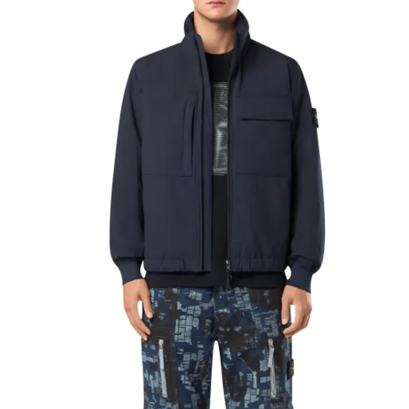 Soft Shell Pocket Jacket in Black sold by MARAIS