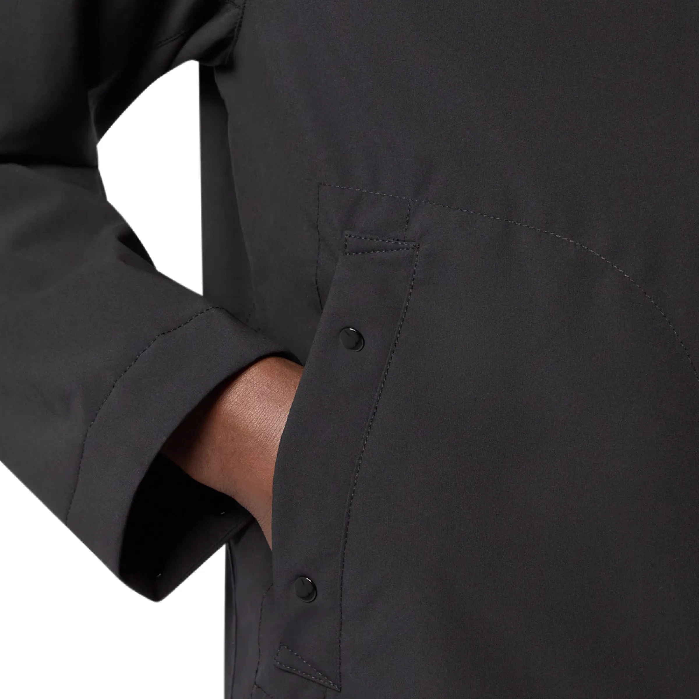 Compass Badge Hooded Jacket in Black sold by MARAIS product image thumbnail 5