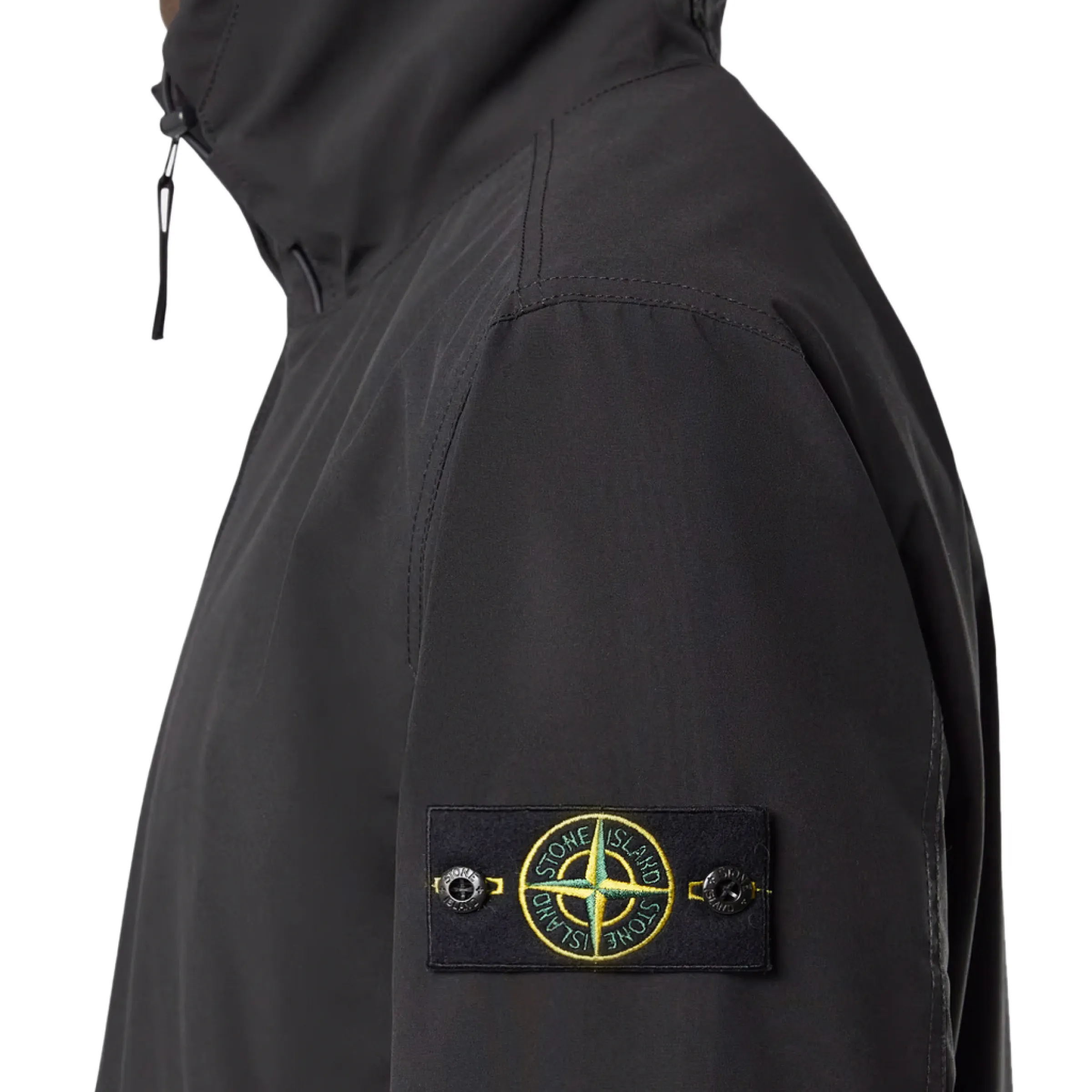 Compass Badge Hooded Jacket in Black sold by MARAIS product image thumbnail 3