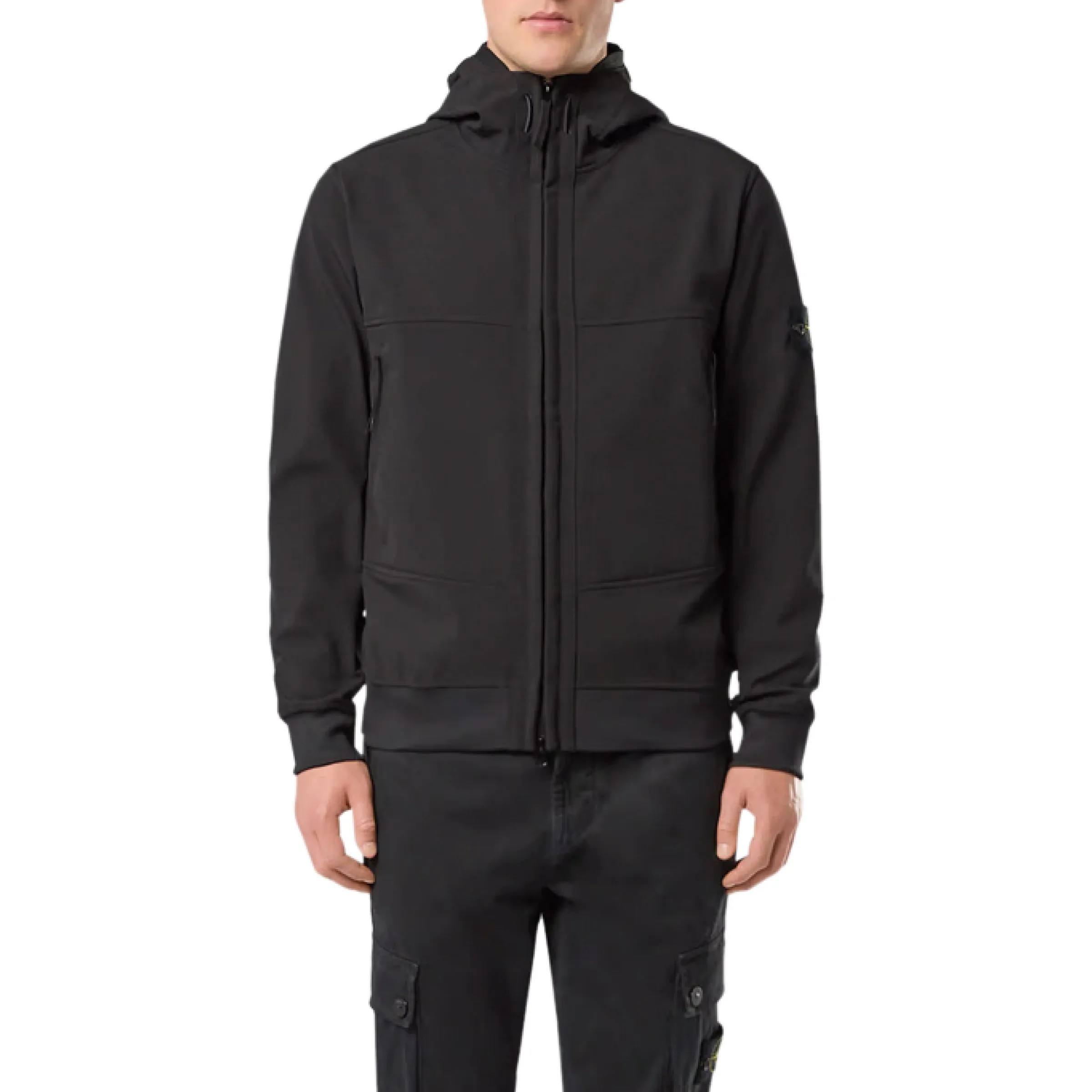 Soft Shell Light Jacket in Black sold by MARAIS