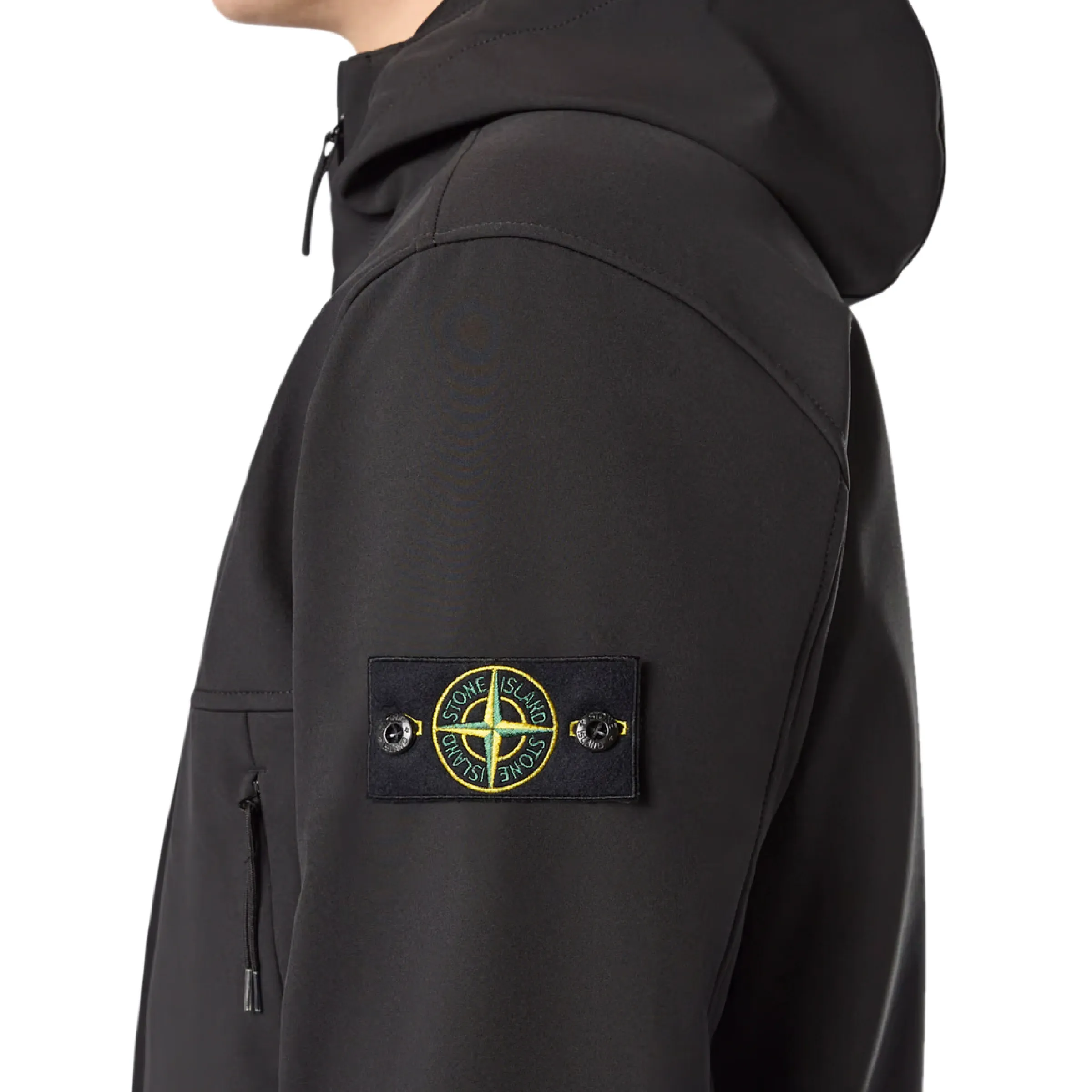 Soft Shell Light Jacket in Black sold by MARAIS product image thumbnail 3