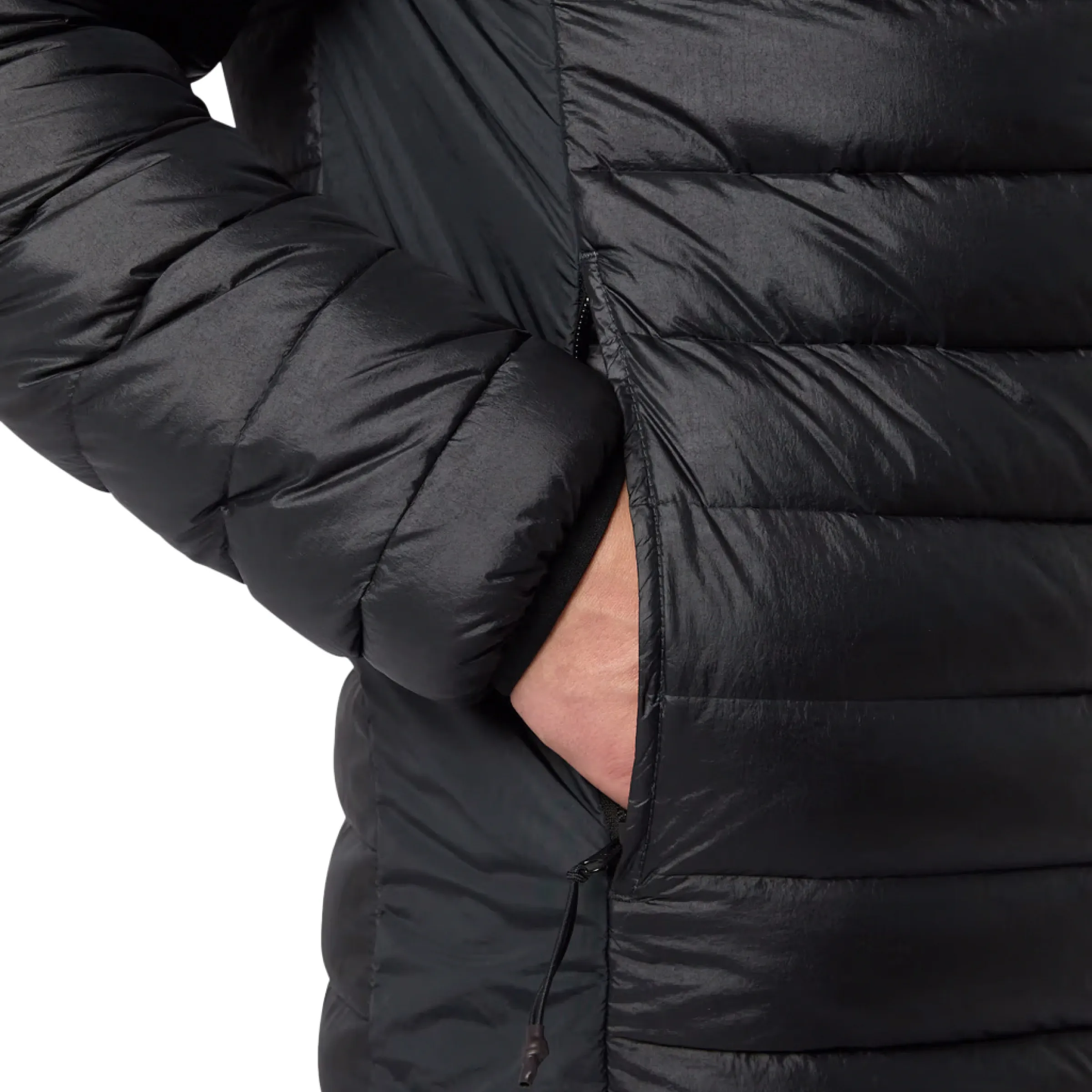 Lightweight Hooded Down Jacket in Black sold by MARAIS product image thumbnail 5
