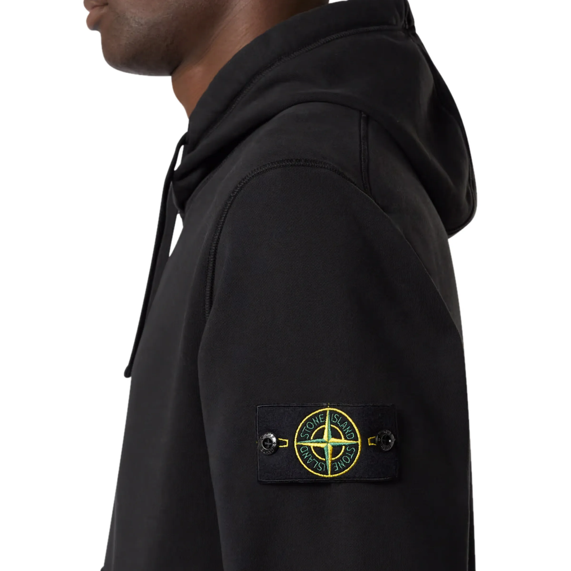 Logo Patch Hoodie in Black sold by MARAIS product image thumbnail 3