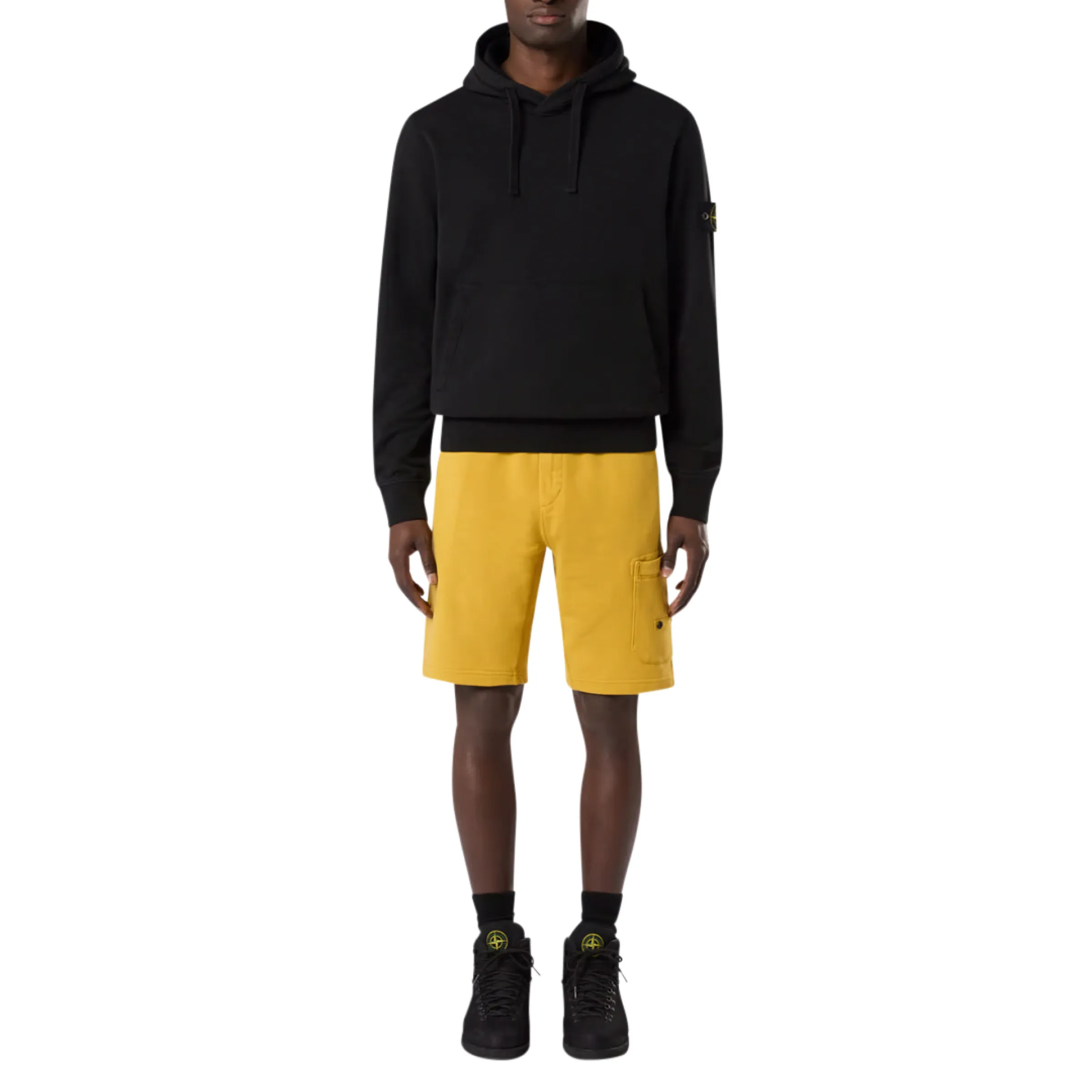 Logo Patch Hoodie in Black sold by MARAIS product image thumbnail 4