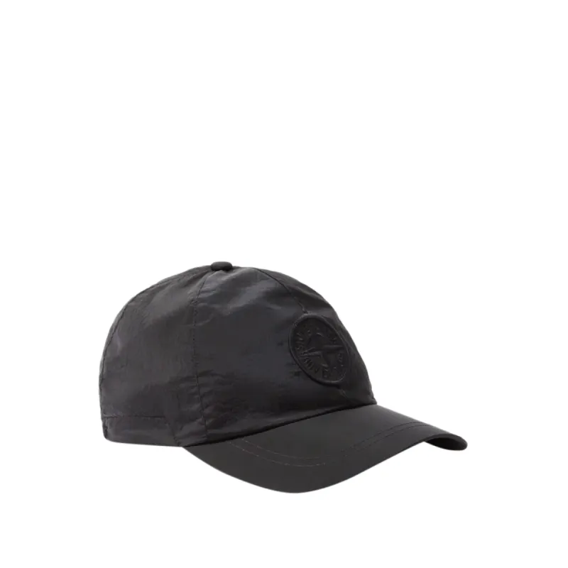 Nylon Metal Cap in Black sold by MARAIS