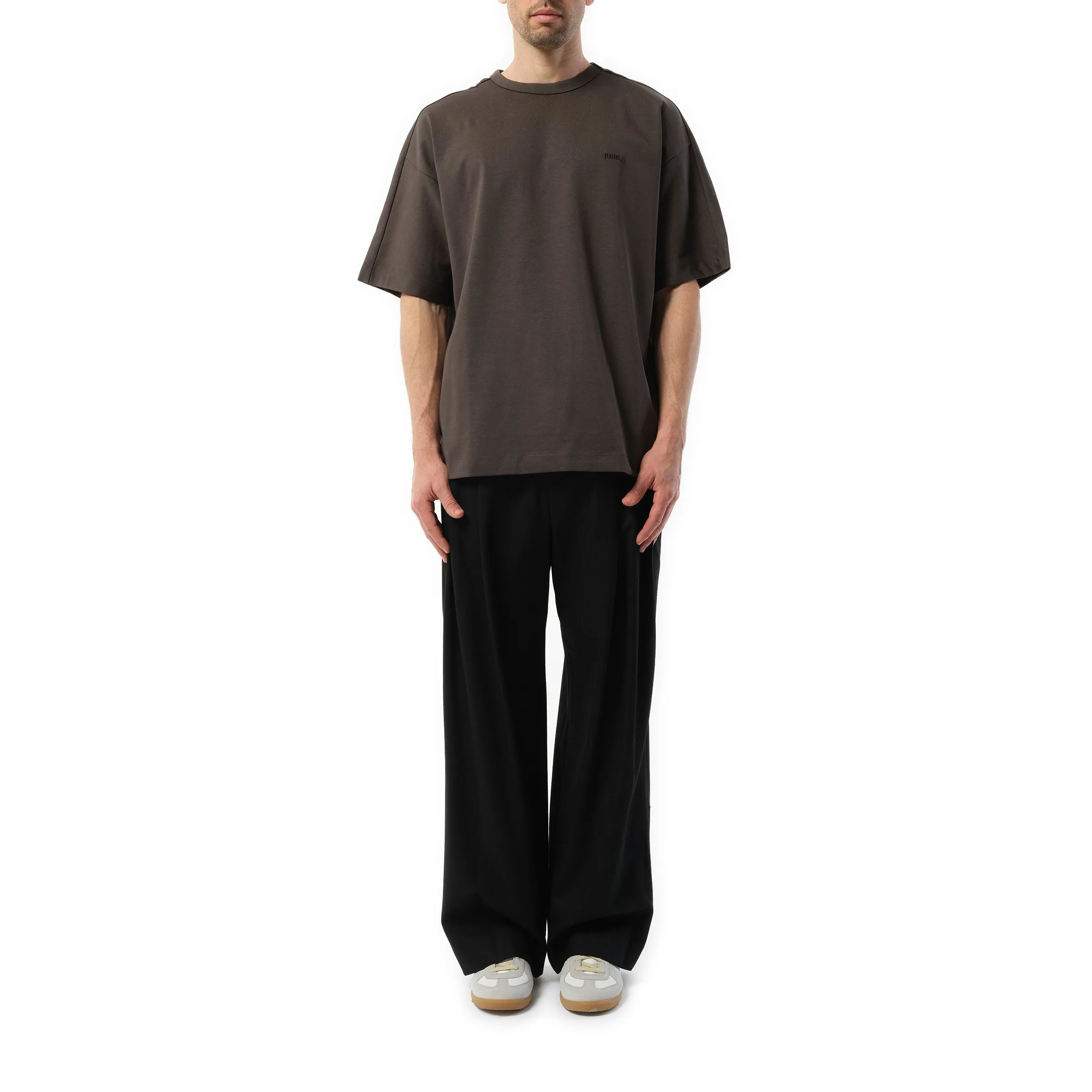 Essential Boxy T-Shirt in Ash sold by MARAIS product image thumbnail 4