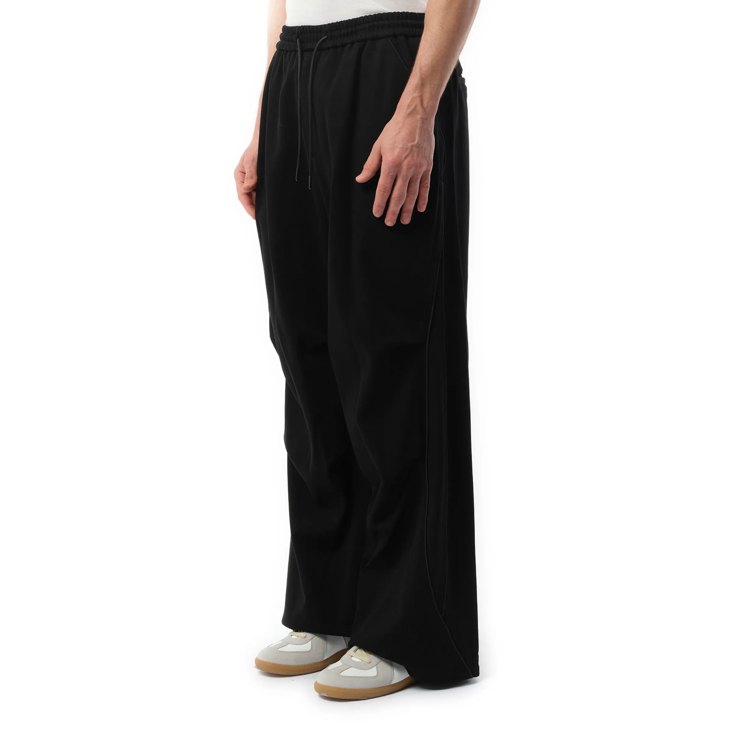 Cotton Piping Track Pants in Black sold by MARAIS product image thumbnail 5
