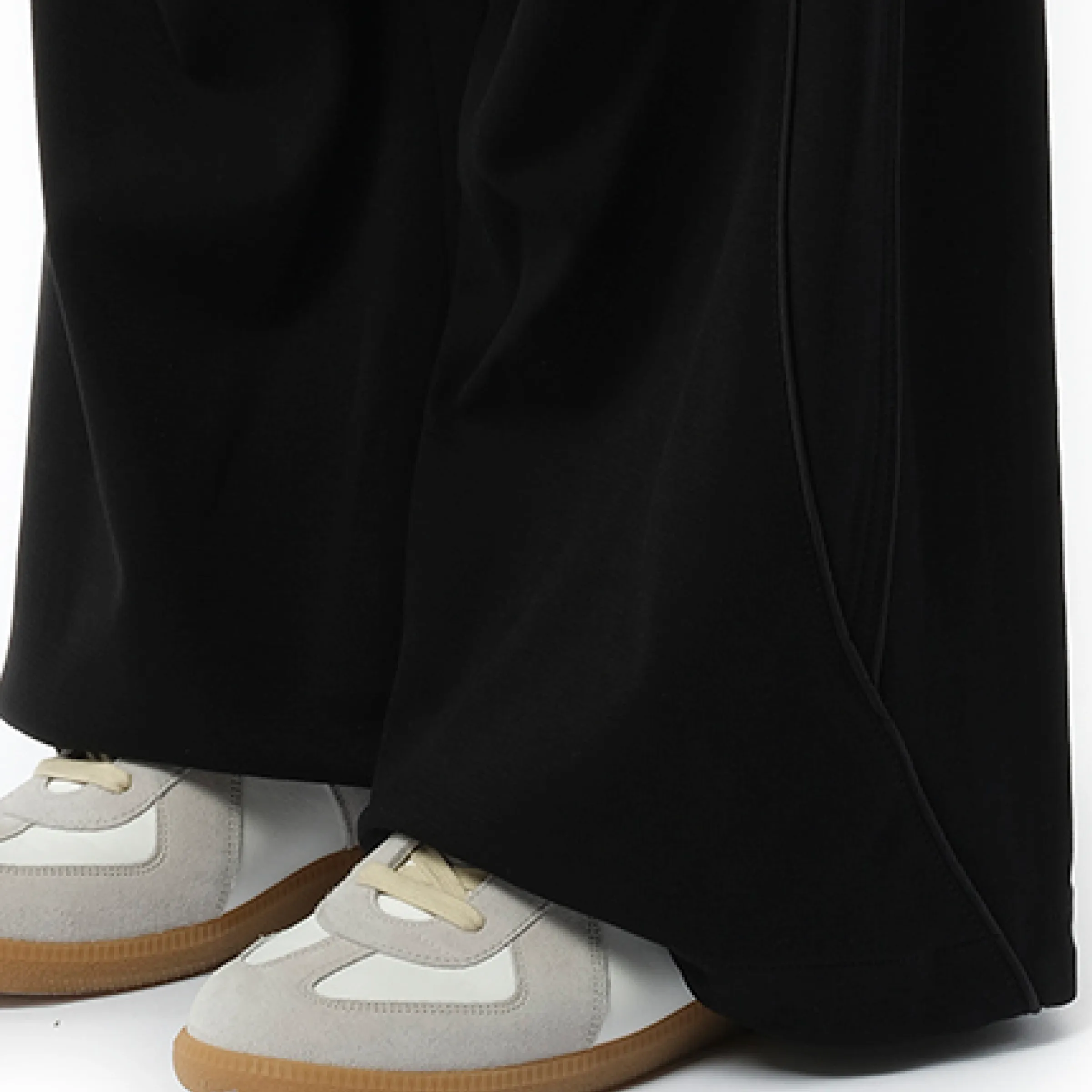 Cotton Piping Track Pants in Black sold by MARAIS product image thumbnail 3