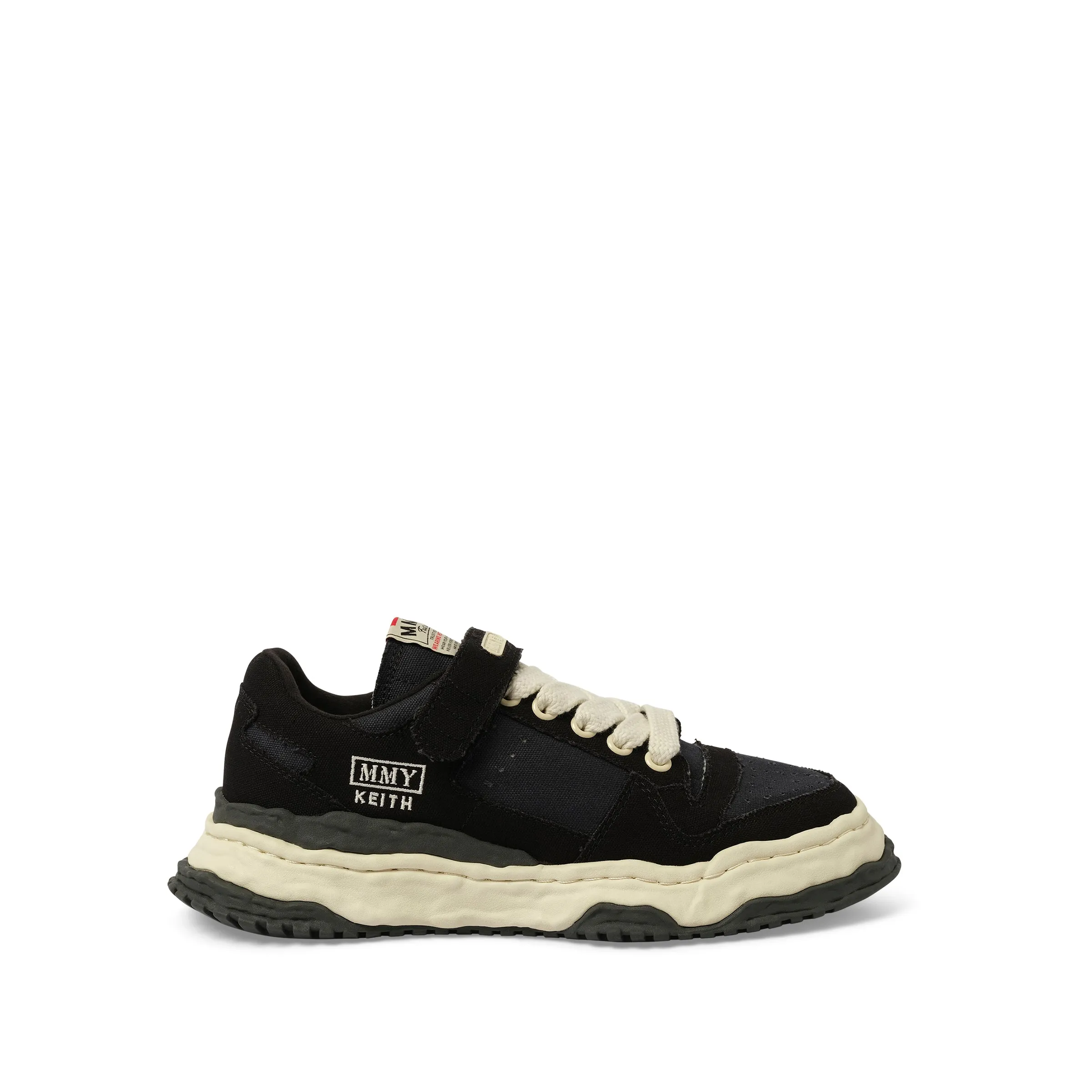 KEITH OG Low Top Sneaker in Black/White sold by MARAIS