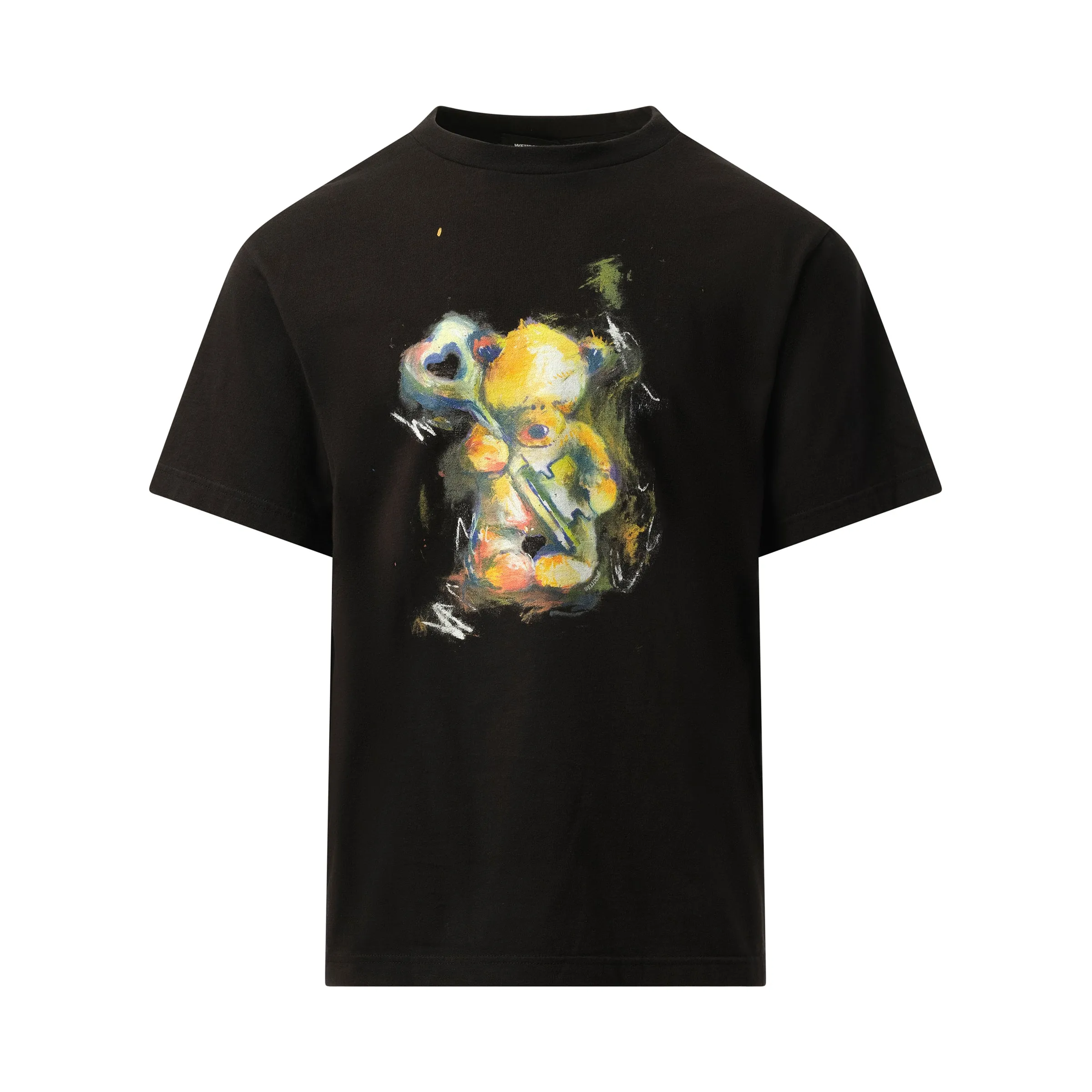 Teddy Bear with Key T-Shirt in Black sold by MARAIS product image thumbnail 2