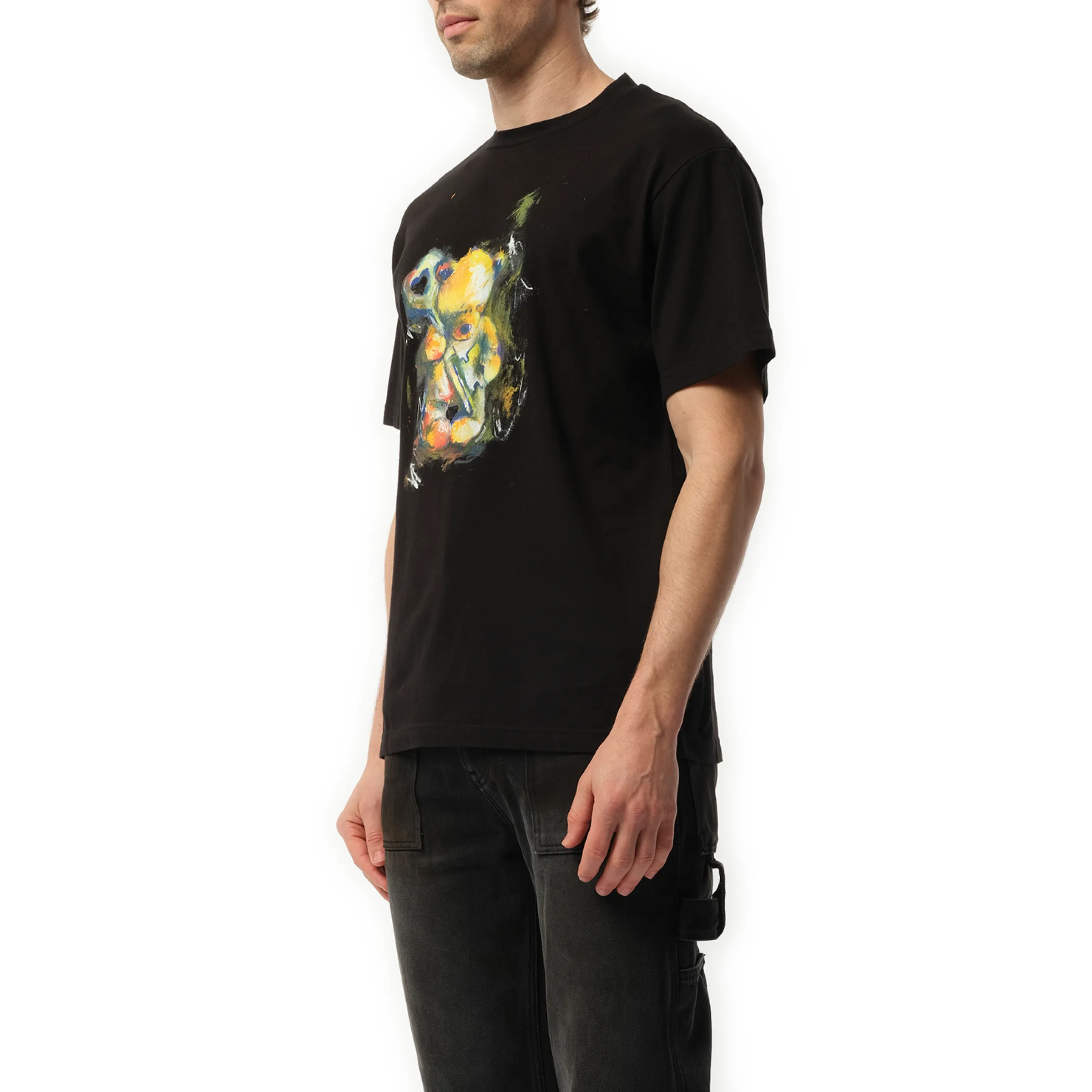 Teddy Bear with Key T-Shirt in Black sold by MARAIS product image thumbnail 5