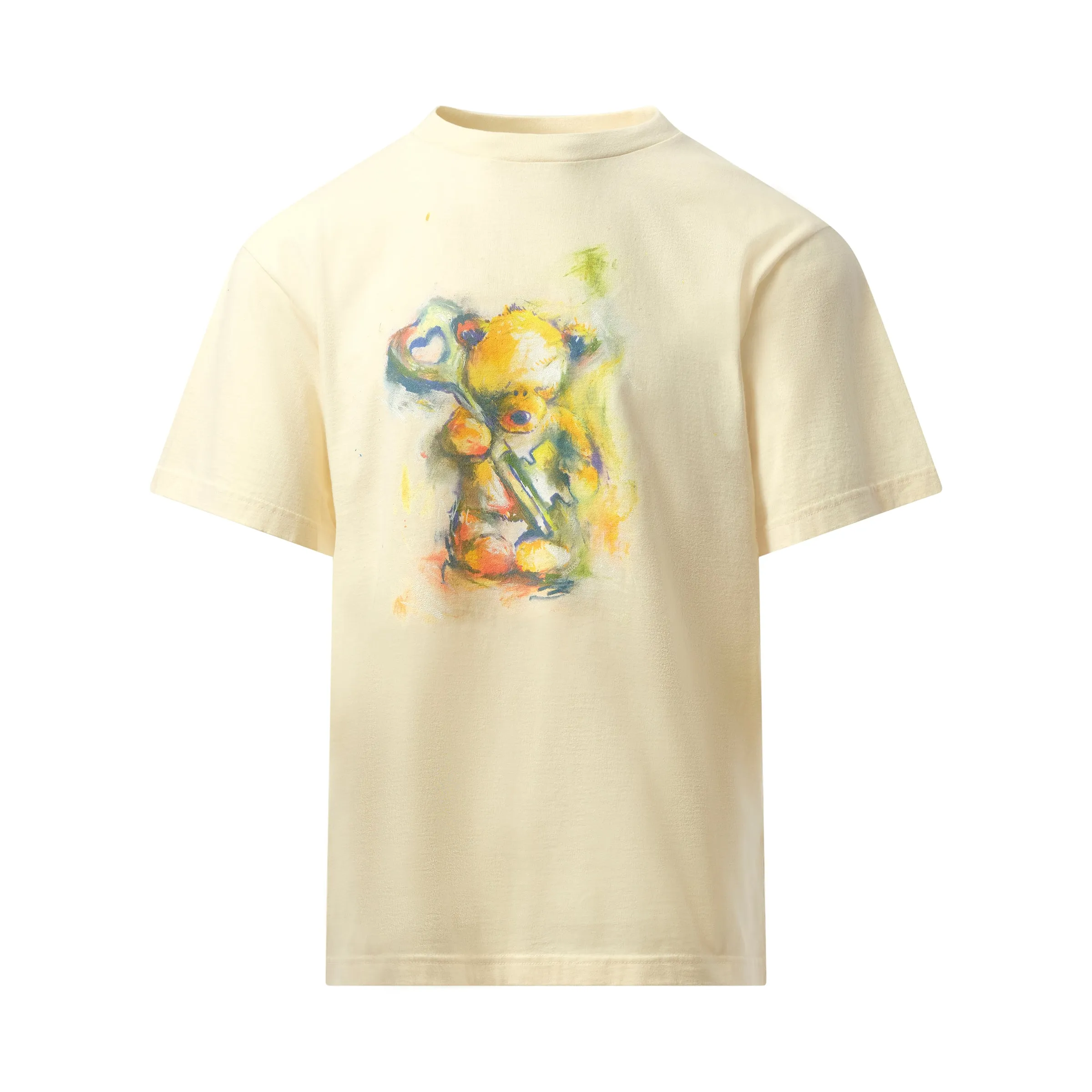 Teddy Bear with Key T-Shirt in Beige sold by MARAIS product image thumbnail 2
