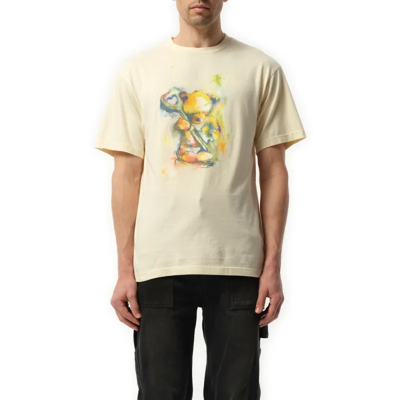 Teddy Bear with Key T-Shirt in Beige sold by MARAIS