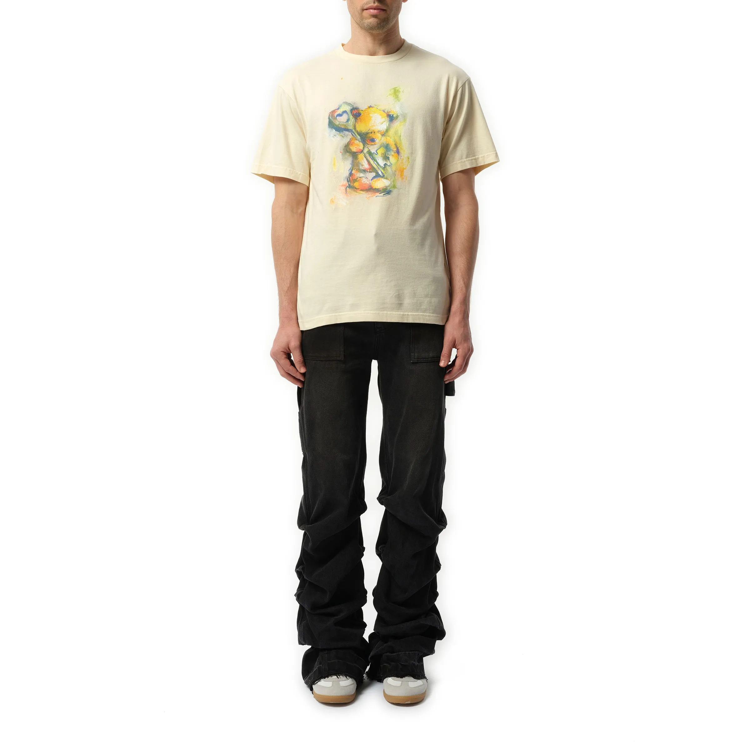 Teddy Bear with Key T-Shirt in Beige sold by MARAIS product image thumbnail 4