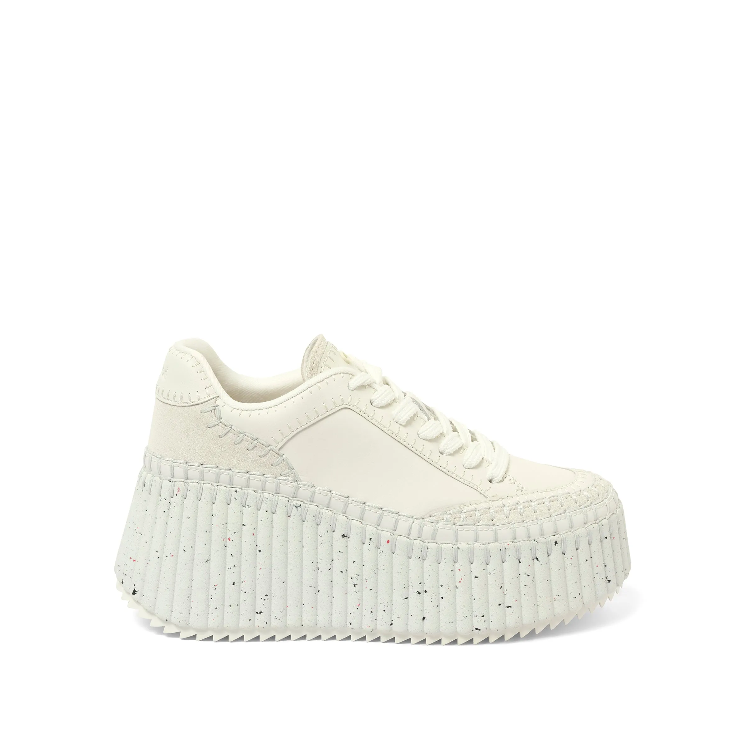 Platform Nama Sneaker in White sold by MARAIS