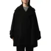 Oversized Coat in Black sold by MARAIS