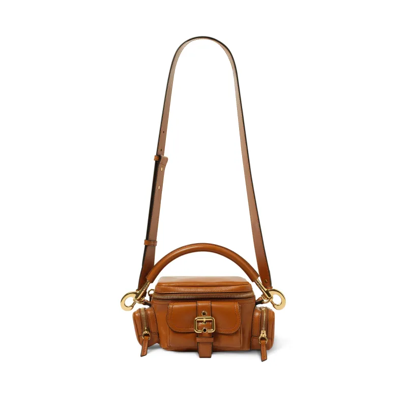 Chloe Camera Bag in Clay Brown sold by MARAIS