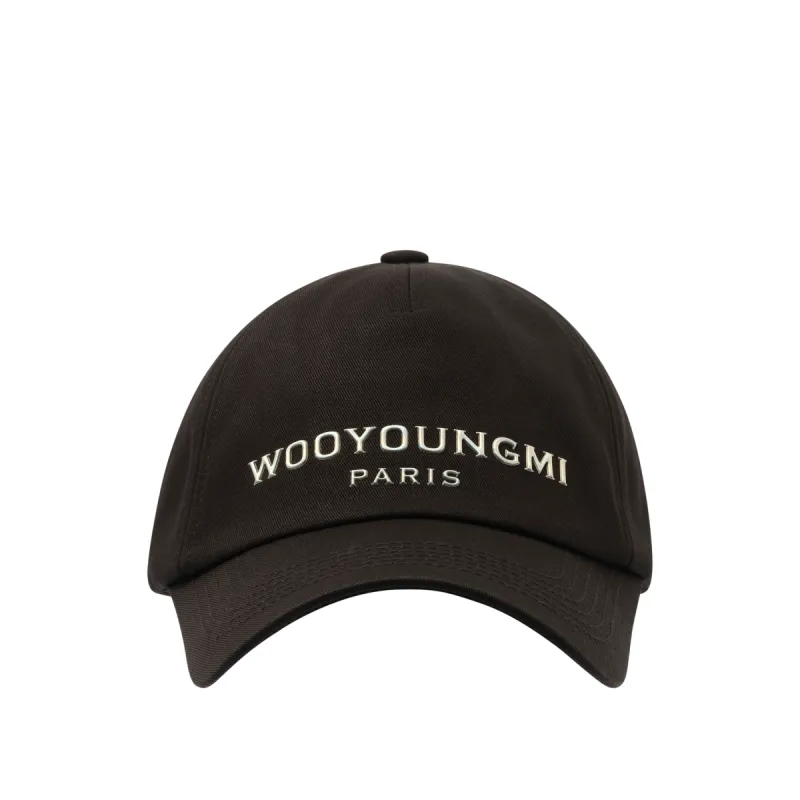 Metallic Logo Cap in Black sold by MARAIS