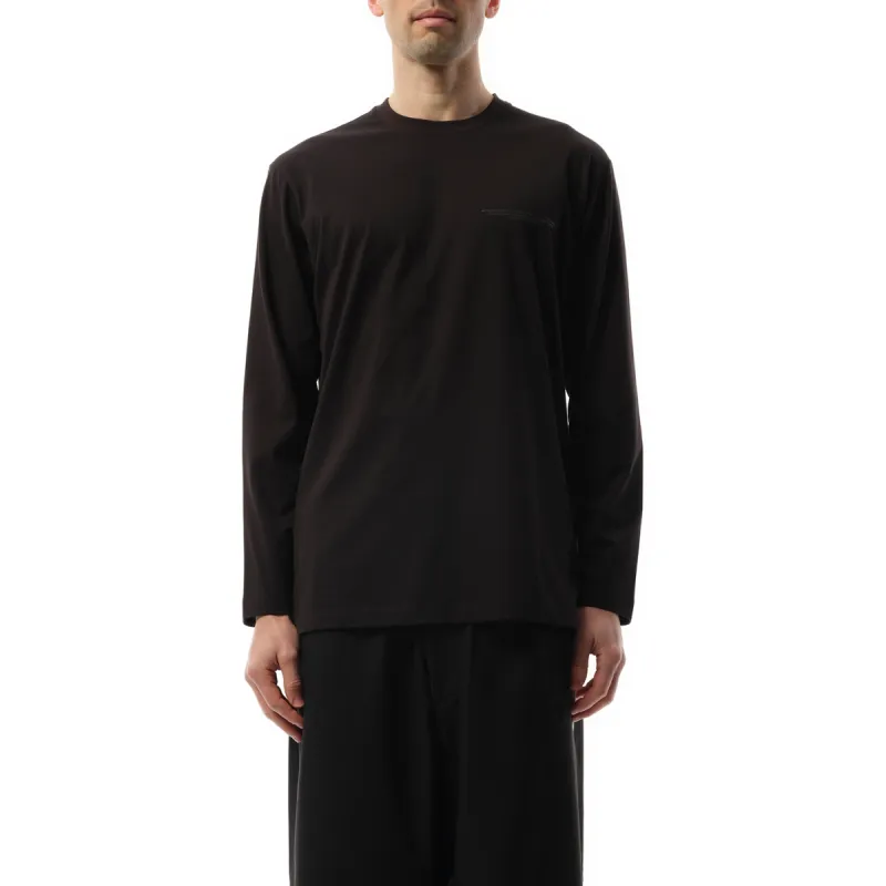 Logo Long Sleeve T-Shirt in Black made by Y-3
