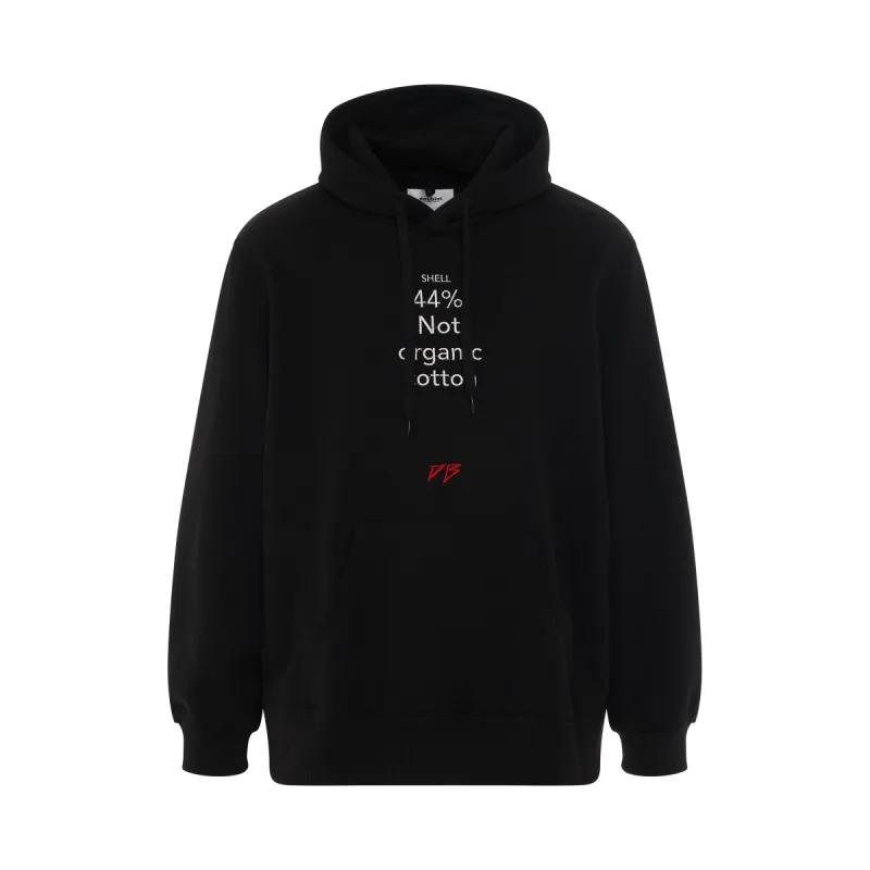 Knit Hoodie in Black sold by MARAIS