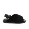 Fussbett Incrocioco Sandals in Black sold by MARAIS