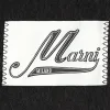Brushed Alpaca Logo Scarf in Black sold by MARAIS