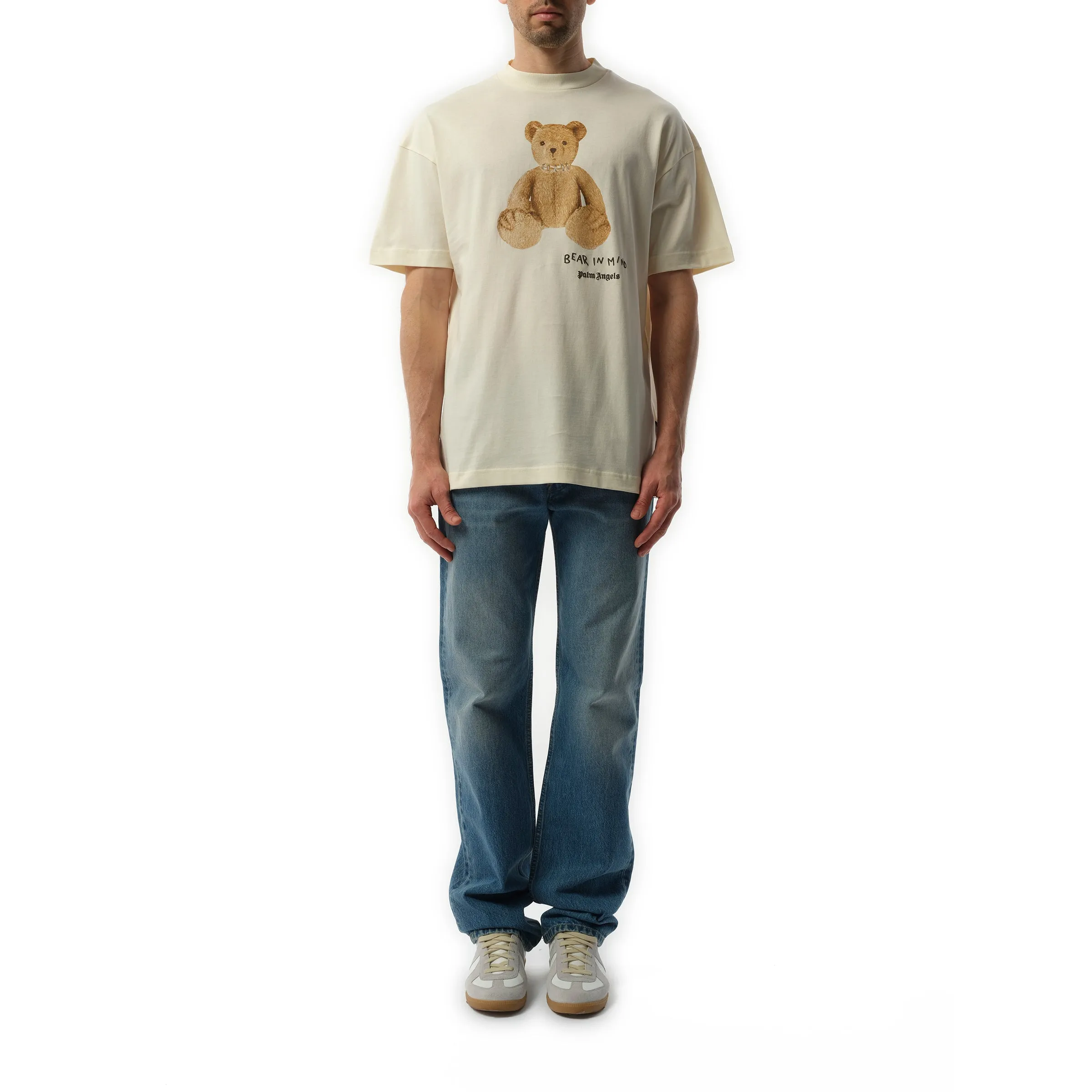 Bear in Mind Regular T-Shirt in Off White/Brown sold by MARAIS product image thumbnail 4
