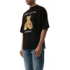 Bear in Mind Oversize T-Shirt in Black/Brown sold by MARAIS